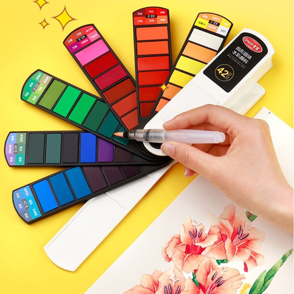 Portable Folding Watercolor Pa - Watercolor Paint Set Solid Pigment recension och pris