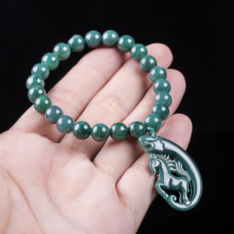 Natural Jadeite Blue Water Zod - Beading recension och pris