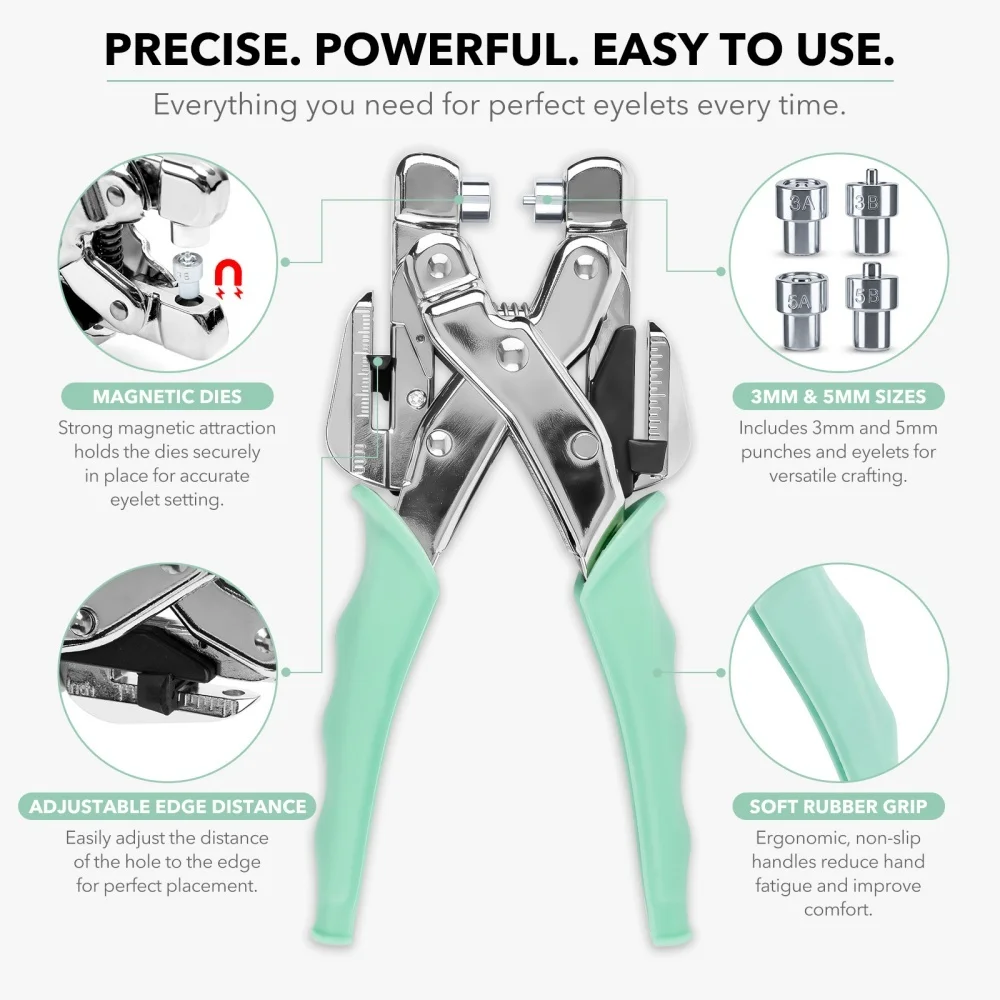 Grommet Tool Kit Handheld Hole - Sewing recension och pris