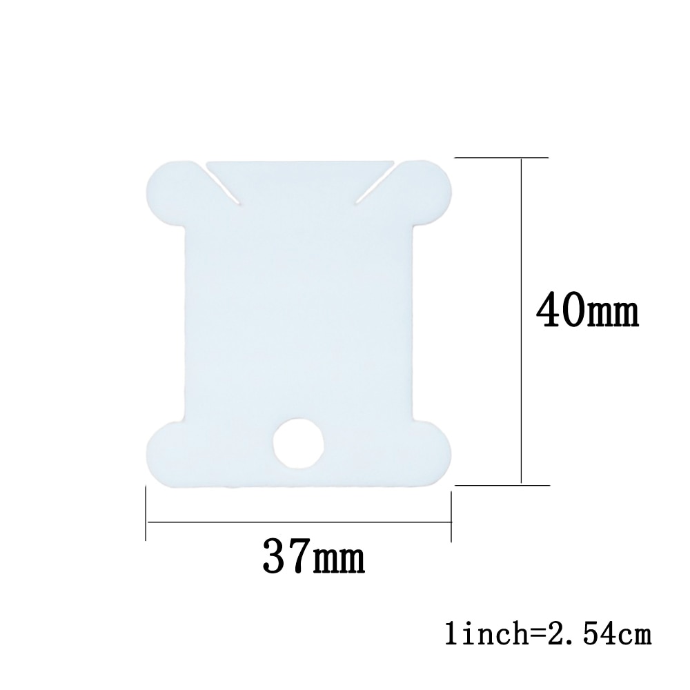 30pcs Plastic Floss Bobbins Se - Cotton Embroidery Thread Skeins recension och pris