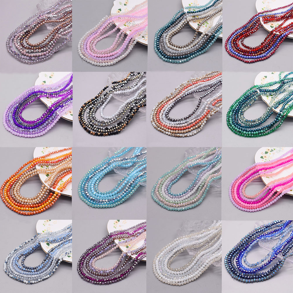 Color Scheme 6 strand/bag 4mm  - Glass Seed Beads 2Mm Jewelry Making recension och pris