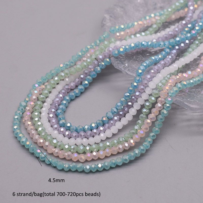 Color Scheme 6 strand/bag 4mm  - Glass Seed Beads 2Mm Jewelry Making recension och pris