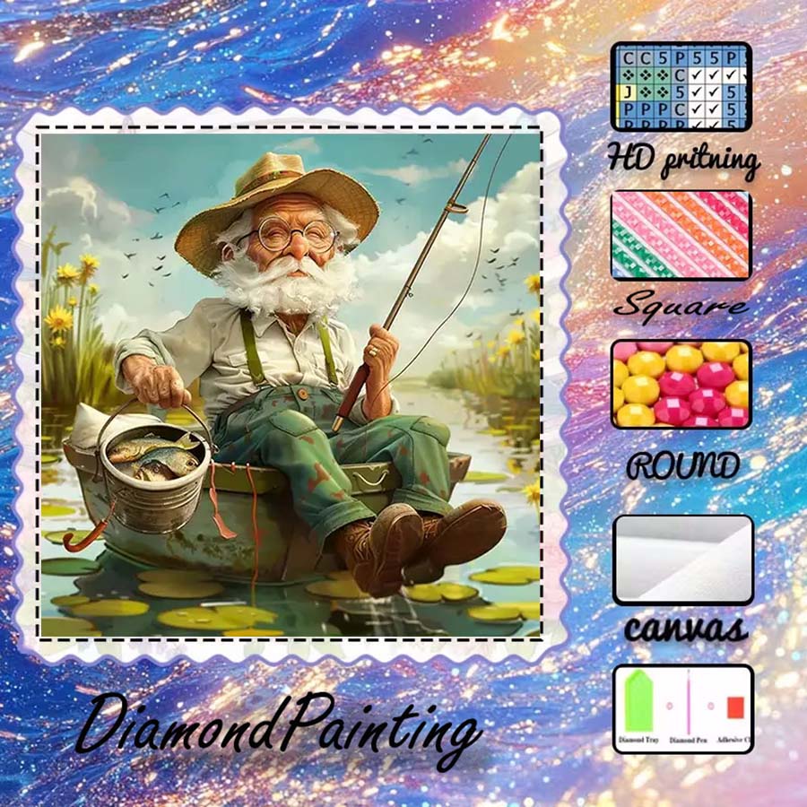1 piece of 5D DIY flocking clo - 5D Diamond Painting Kit Full Drill recension och pris
