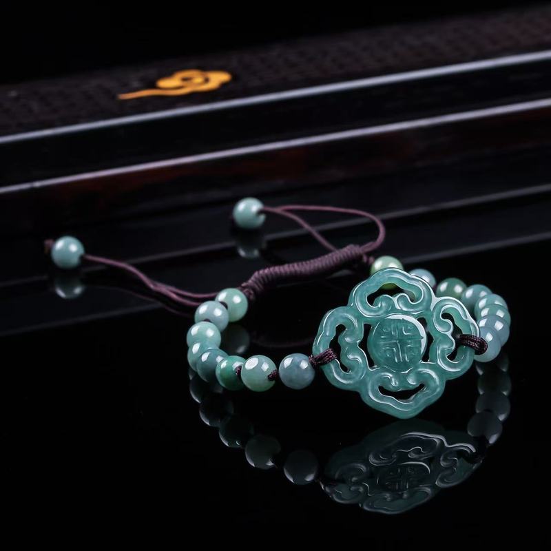 Natural Jadeite A-grade Bracel - Beading recension och pris