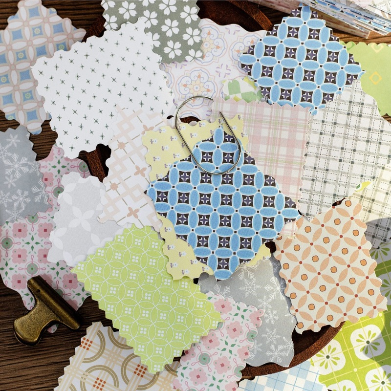 1pack/200pcs Vintage Floral Pl - Vintage Junk Journal Scrapbooking Paper recension och pris