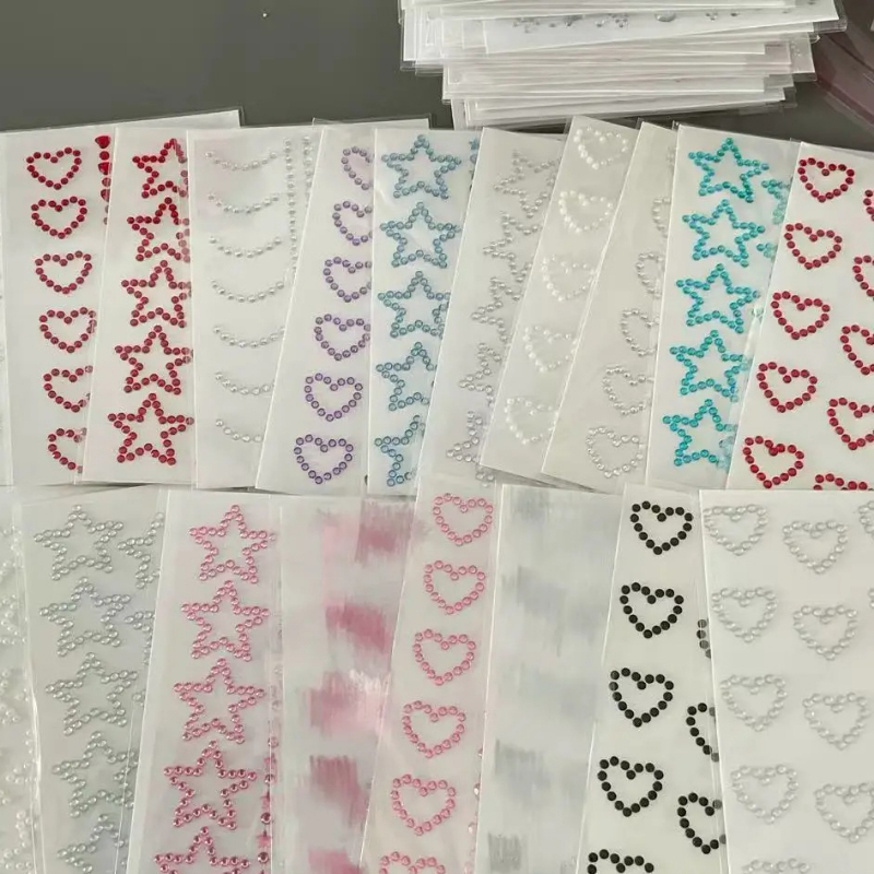 Self Adhesive Diamond Star Hea - Scrapbooking recension och pris