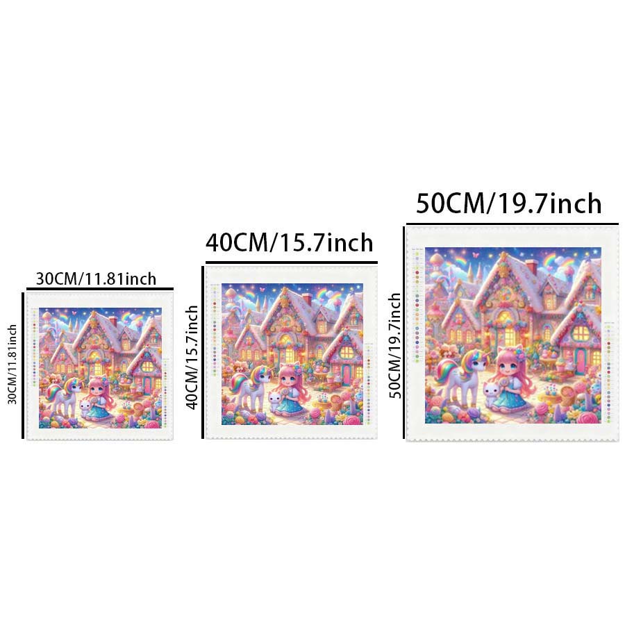 1 piece 5D DIY flocking cloth, - 5D Diamond Painting Kit Full Drill recension och pris