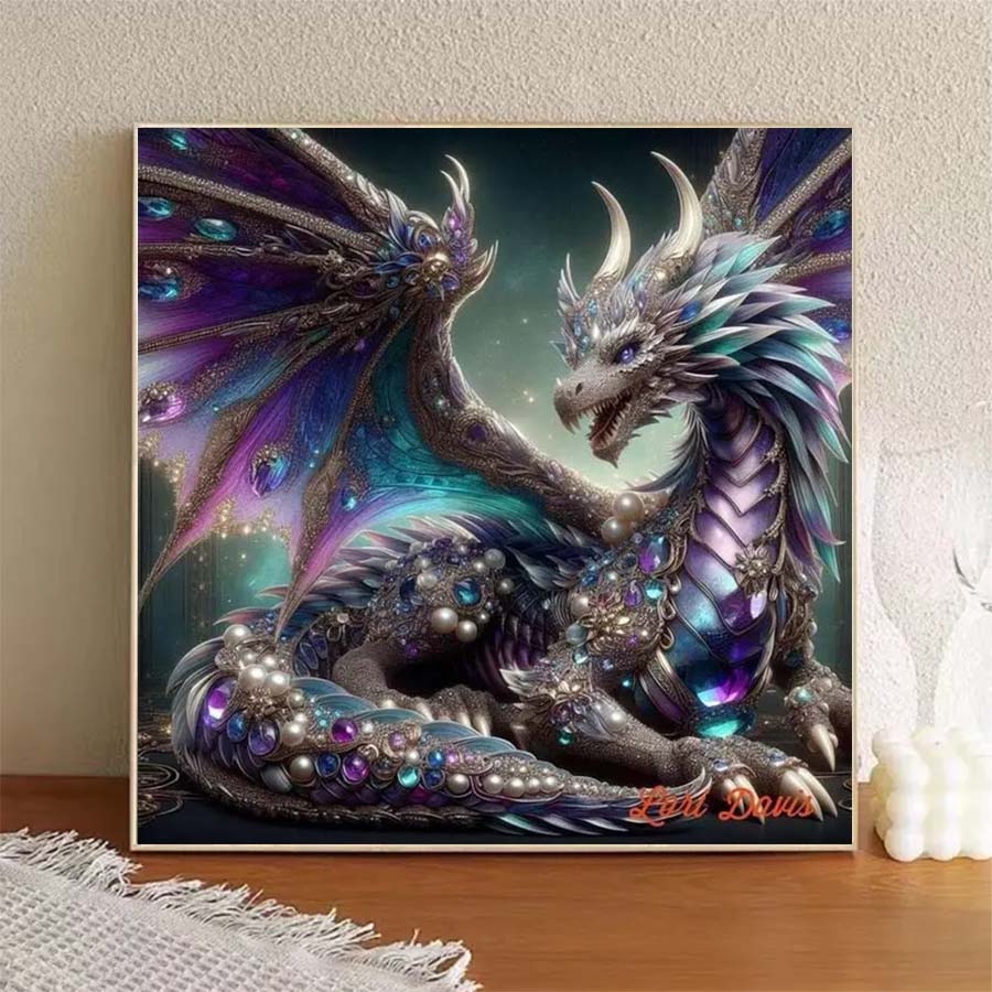 1 piece 5D DIY flocking cloth, - 5D Diamond Painting Kit Full Drill recension och pris