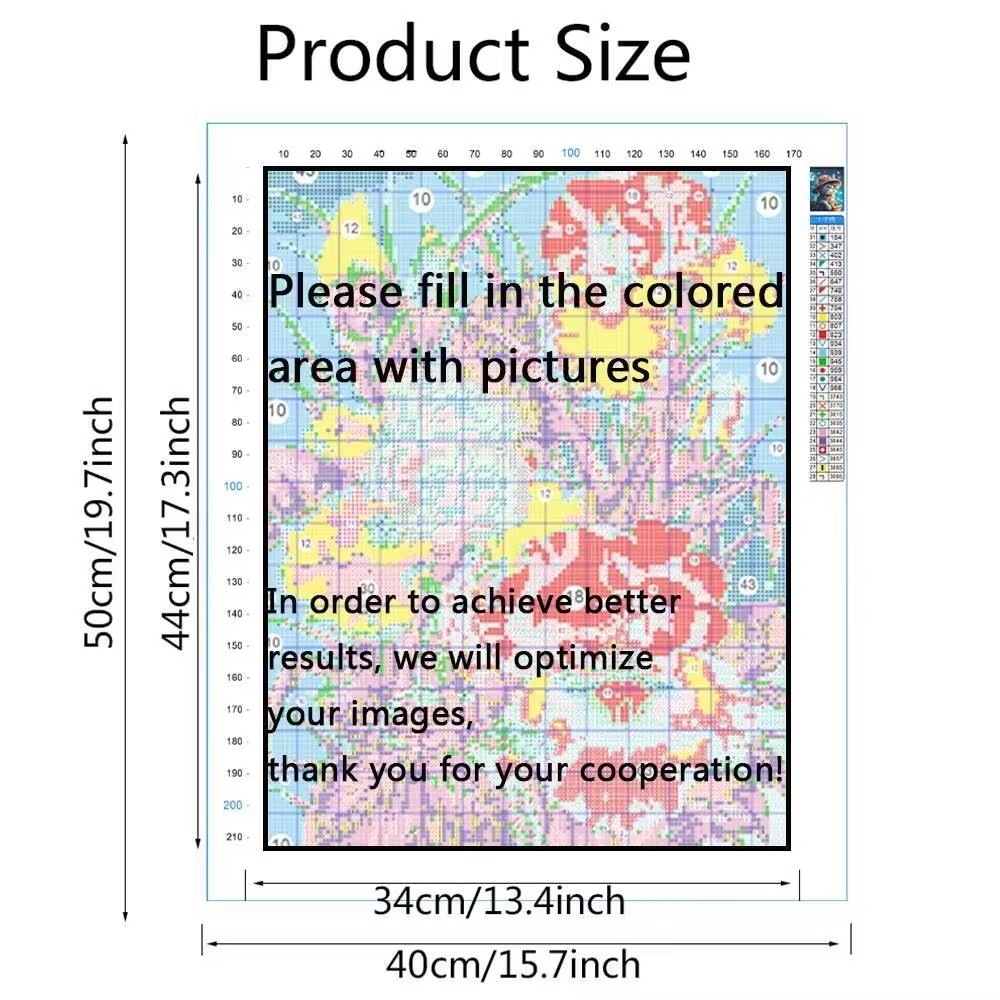 Photo Custom Embroidery Kits 1 - Cotton Embroidery Thread Skeins recension och pris
